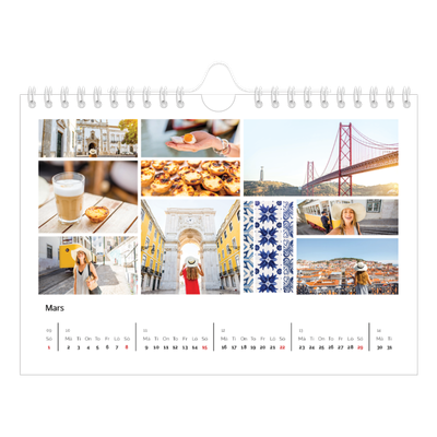 Fotokalender A5 Enkel — Bildgaller [Mars]