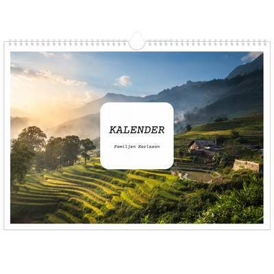 Fotokalender A3 Enkel — Hela historien [omslag]
