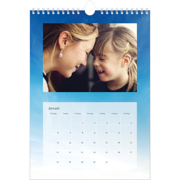 Fotokalender A4 Enkel — Moln