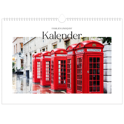 Fotokalender A3 Enkel — Min reseskildring [omslag]
