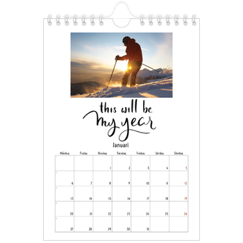 Fotokalender A5 Enkel — Citat