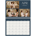 Fotokalender A3 Klassisk (30 x 40 cm) — Skiffer & seriffer [April]