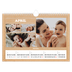 Fotokalender A4 Enkel — Magasinstil [April]