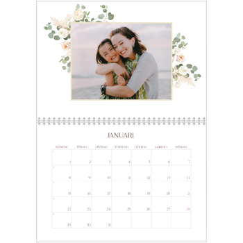 Fotokalender A3 Klassisk — Bohemisk stil