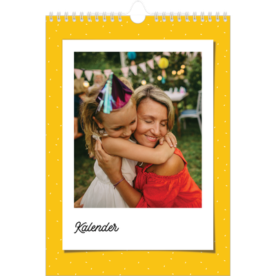 Fotokalender A4 Enkel (20 x 30 cm) — Färgglada retro bilder [omslag]