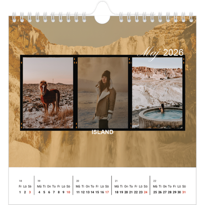 Årskalender kvadratisk — Äventyrslängtan [omslag]