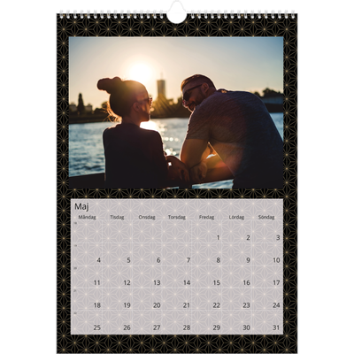 A3 Årskalender — Geometrisk [omslag]