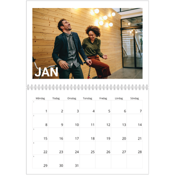 Fotokalender A3 Klassisk — Stor månad