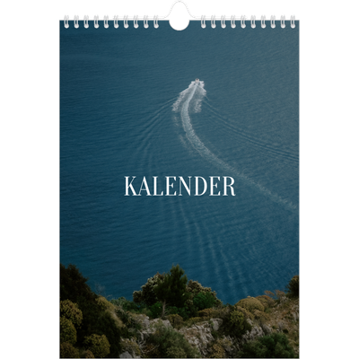 Fotokalender A4 Enkel (20 x 30 cm) — Oändlig flykt [omslag]