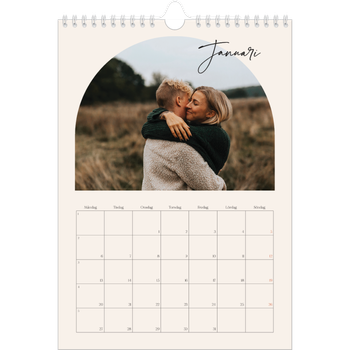 Fotokalender A4 Enkel — Minnen i valv