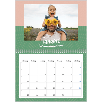 Fotokalender A3 Klassisk — Färg och mönster