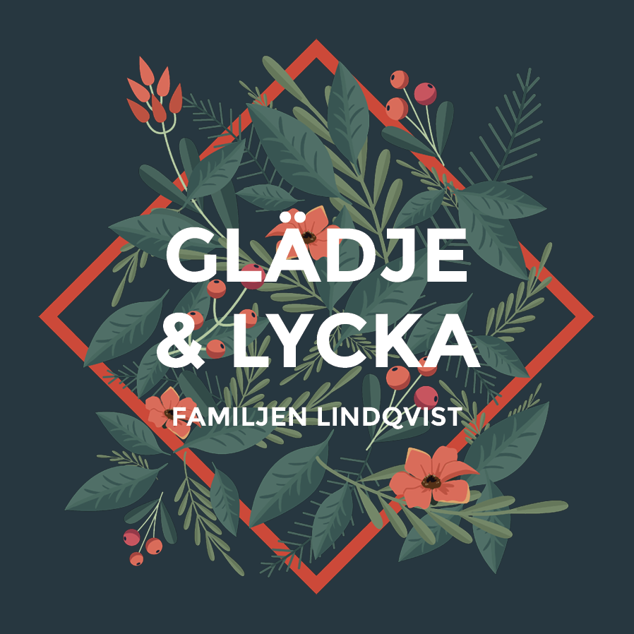 Fotokort — Modern krans