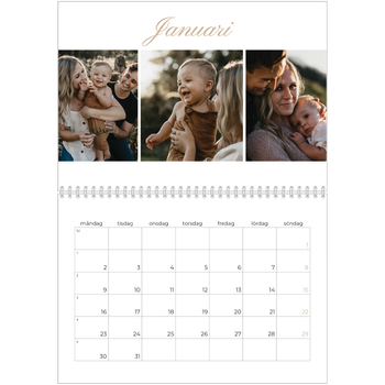 Fotokalender A3 Klassisk — Fotolister