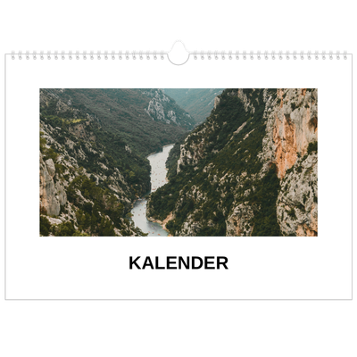 Fotokalender A3 Enkel — Enkel bild [omslag]