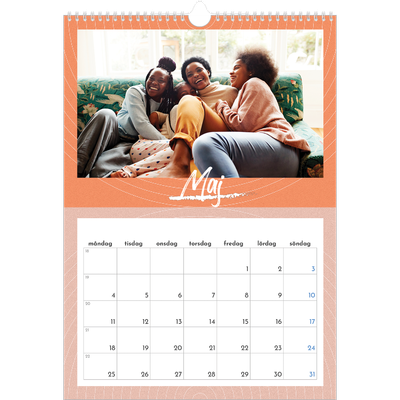 A3 Årskalender — Färg och mönster [omslag]