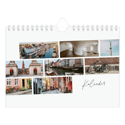 Fotokalender A5 Enkel — Stadssemester (vit) [omslag]