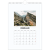 Fotokalender A4 Enkel (20 x 30 cm) — Enkel bild [Februari]