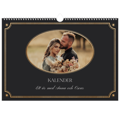 Fotokalender A3 Enkel — Klassisk vintage [omslag]