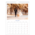 Fotokalender A4 Enkel (20 x 30 cm) — Koboltklassiker [Januari]