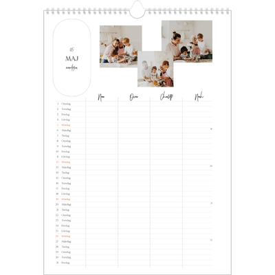 A3 Familjeplanerare — Planeraren - Familj på 4 [omslag]