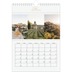 Fotokalender A4 Enkel (20 x 30 cm) — Elegant guld [Mars]