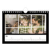 Fotokalender A5 Enkel — Svart ram [omslag]