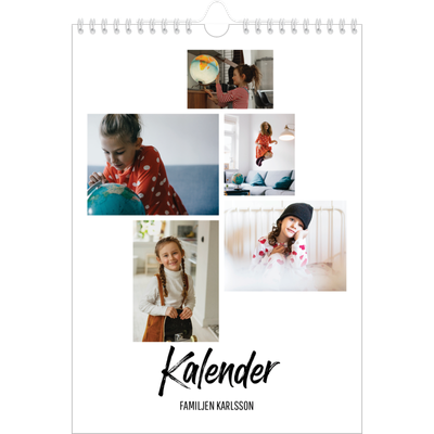 Fotokalender A4 Enkel (20 x 30 cm) — Boken om mig [omslag]