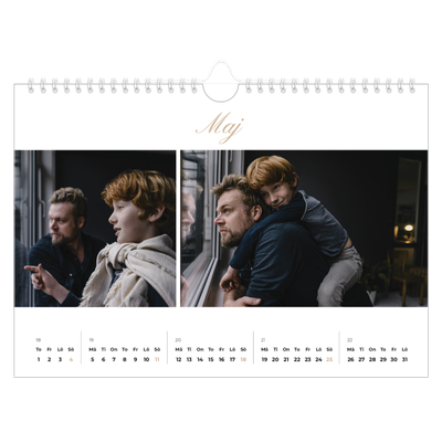 Fotokalender A4 Enkel — Fotolister [omslag]