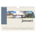 Fotokalender A4 Enkel — Världens sevärdheter [Januari]