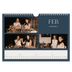 Fotokalender A4 Enkel — Skiffer & seriffer [Februari]