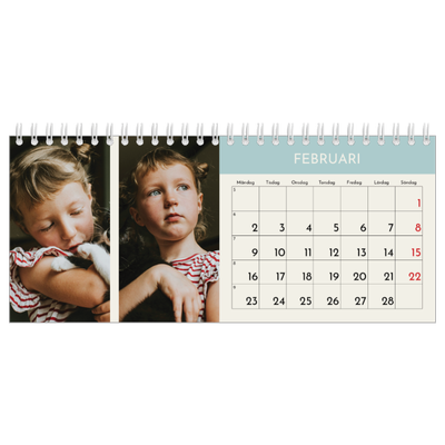Skrivbordskalendrar — Pastellkapitel [Februari]