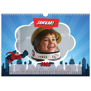 Fotokalender A3 Enkel — Serietidning