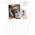 Fotokalender A4 Enkel (20 x 30 cm) — Scrapbook stil [Mars]