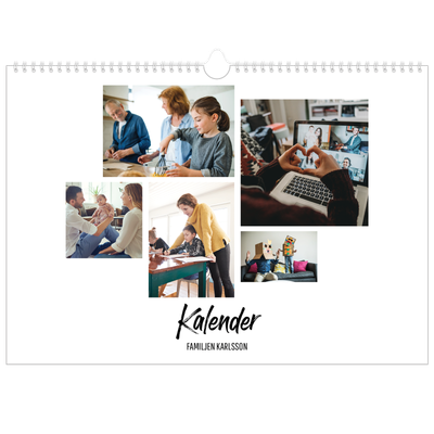 Fotokalender A3 Enkel — Boken om mig [omslag]