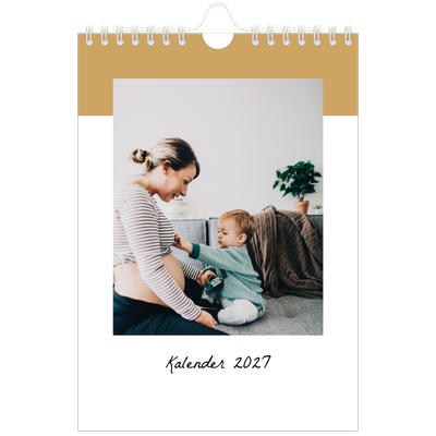 Fotokalender A5 Enkel — Kalenderlista [omslag]