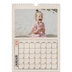 Fotokalender A4 Enkel (20 x 30 cm) — Kraftpapper med stämpeleffekt [Januari]