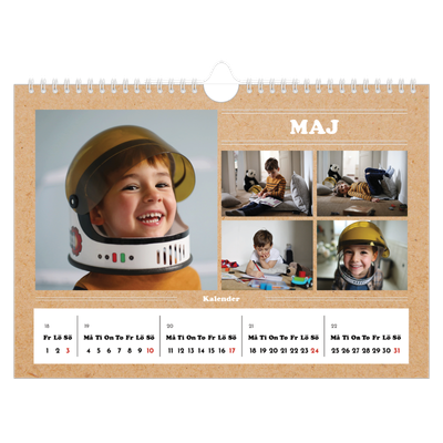 Fotokalender A4 Enkel — Magasinstil [omslag]