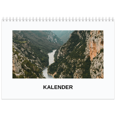 Fotokalender A3 Klassisk (30 x 40 cm) — Enkel bild [omslag]