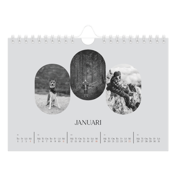 Fotokalender A5 Enkel — Den öppna vägen