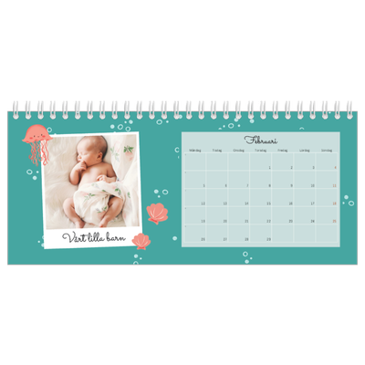 Skrivbordskalendrar — Söta djur [Februari]