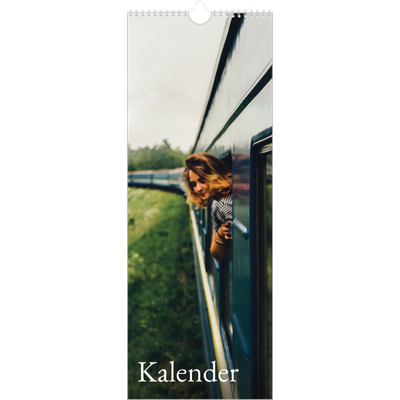 Fotokalender Smal  — Enkel serif-teckensnitt [omslag]