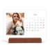 Skrivbordskalender med träställ - Liggande  — Koboltklassiker [April]