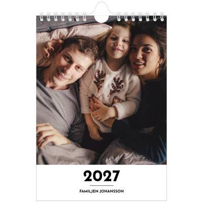 Fotokalender A5 Enkel — Bokstav i fokus [omslag]
