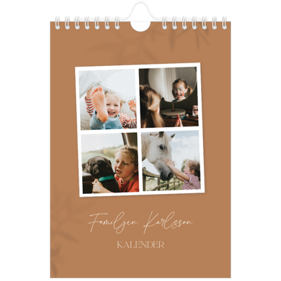 Fotokalender A5 Enkel — Jordnära [omslag]
