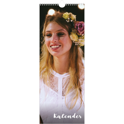 Fotokalender Smal  — Handskrift på bilden [omslag]