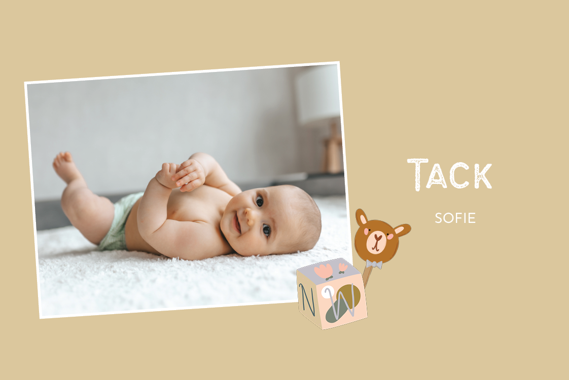 Tack — Mitt första hej