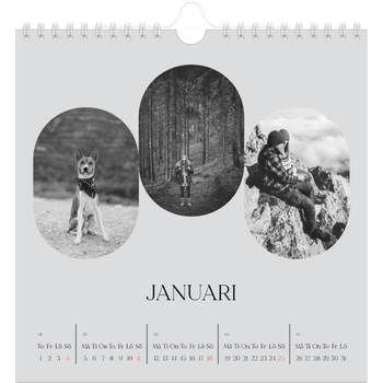 Fotokalender Kvadratisk — Den öppna vägen