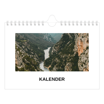 Fotokalender A5 Enkel — Enkel bild [omslag]