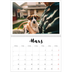 Fotokalender A3 Klassisk (30 x 40 cm) — Handskriven [Mars]