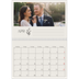 Fotokalender A3 Klassisk (30 x 40 cm) — Initialer i blom [April]